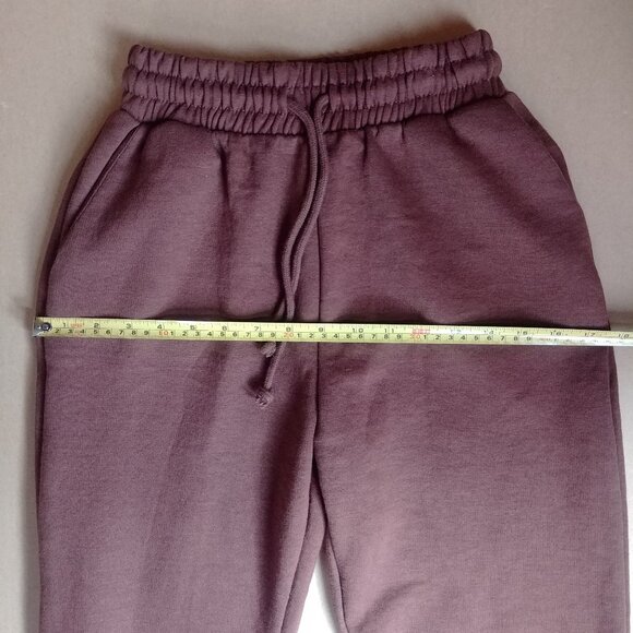 NEW WITH TAGS Zara cotton blend soft brown joggers sweatpants Small - Picture 11 of 15